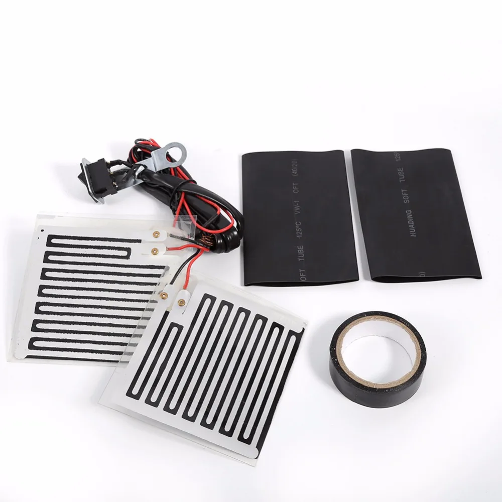 Buy 12V Winter Heated Grip Pads Inserts Handlebar Hand