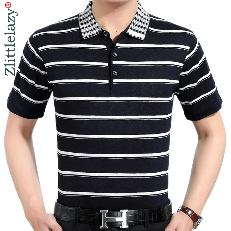 

2019 brand casual summer striped short sleeve polo shirt men poloshirt jersey luxury mens polos tee shirts dress fashions 41619