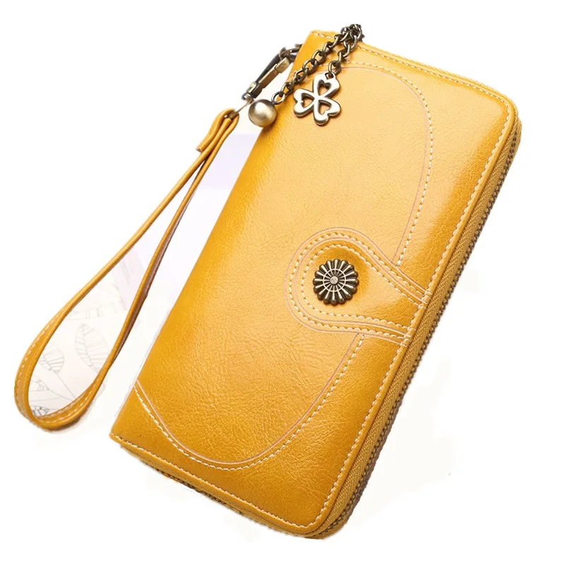 2019 Women Wallets Female Long Brand Zipper Phone Lady Vintage Leather Purse Summer New Purses Woman Wallet Card Holder 219 2019 Women Wallets Female Long Brand Zipper Phone Lady Vintage Leather Purse Summer New Purses Woman Wallet Card Holder 219