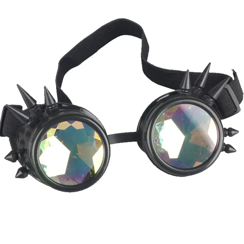 FLORATA Горячая Новинка для мужчин женщин сварочные очки Готический стимпанк Косплей антикварные шипы винтажные очки