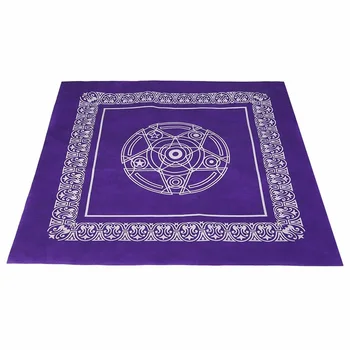 

Black Altar Tarot Divination Square Tablecloth Home/Room Decor 49cmx49cm New