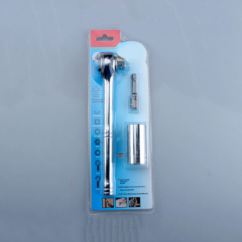 

Electric Drill Ratchet Bush Spanner Universal Torque Spanner Head Sleeve Key Magic Grasp Multi-Hand Tool Hardware Tool Multifunc