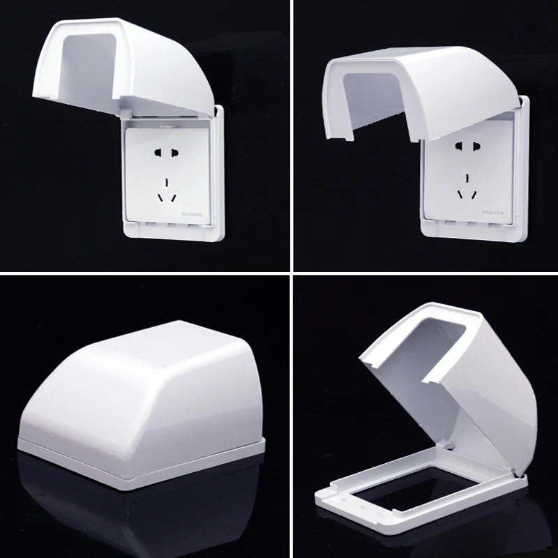 

Home Switch Socket Splash Box Power Waterproof Case Ultra High Leakage Protection Plug Splash Box