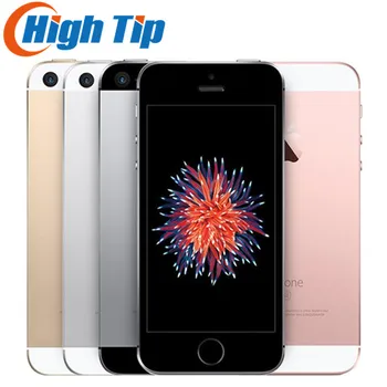 

Unlocked Original Apple iPhone SE 4G LTE Mobile Phone iOS 4.0"12.0MP Chip Dual Core Touch ID 16/32/64/128GB ROM Smartphone