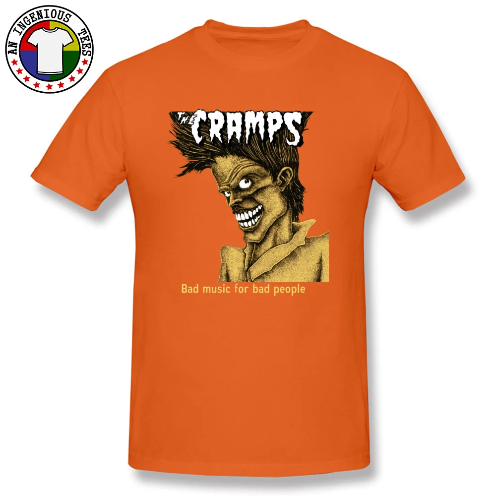 Cramps elin-T-shirt à manches courtes pour adultes, haut hip-hop, musique rock, vêtements décontractés, chemises Bad Music pour Bad People