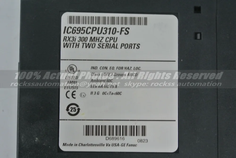 IC695CPU310-FS Используется В Хорошем Состоянии С Бесплатным DHL/EMS