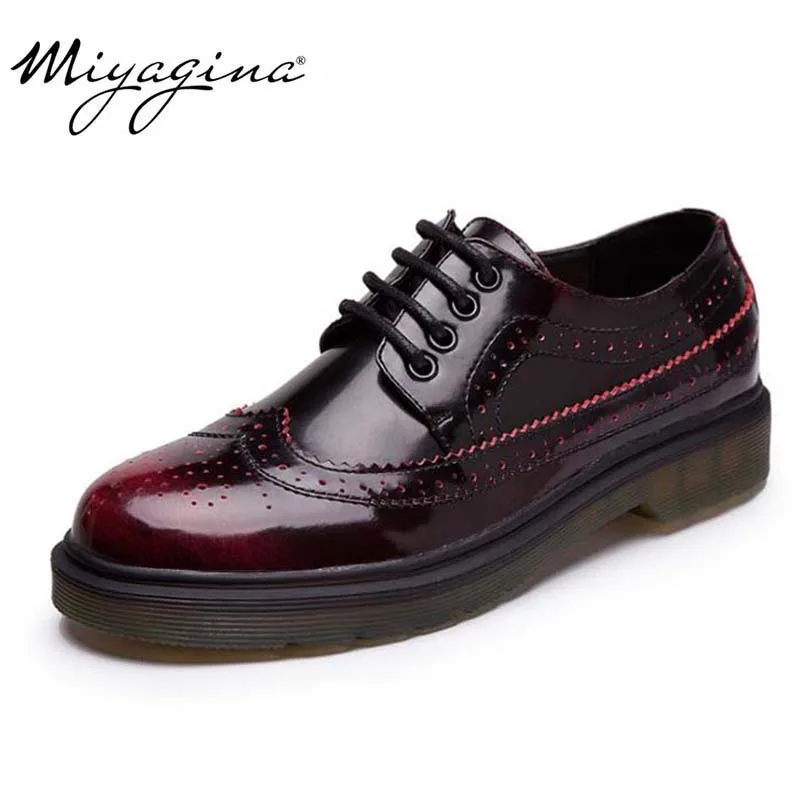 

Plus Size 35-44 Brogue Oxford Shoes Women Flats New Spring 2018 Fashion Women Shoes sapatos femininos sapatilhas zapatos mujer