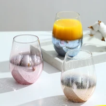 Молоко чай звезда стеклянная чашка домашний молоко сок кофе чашка напиток пивная чашка бокал вина es чашки