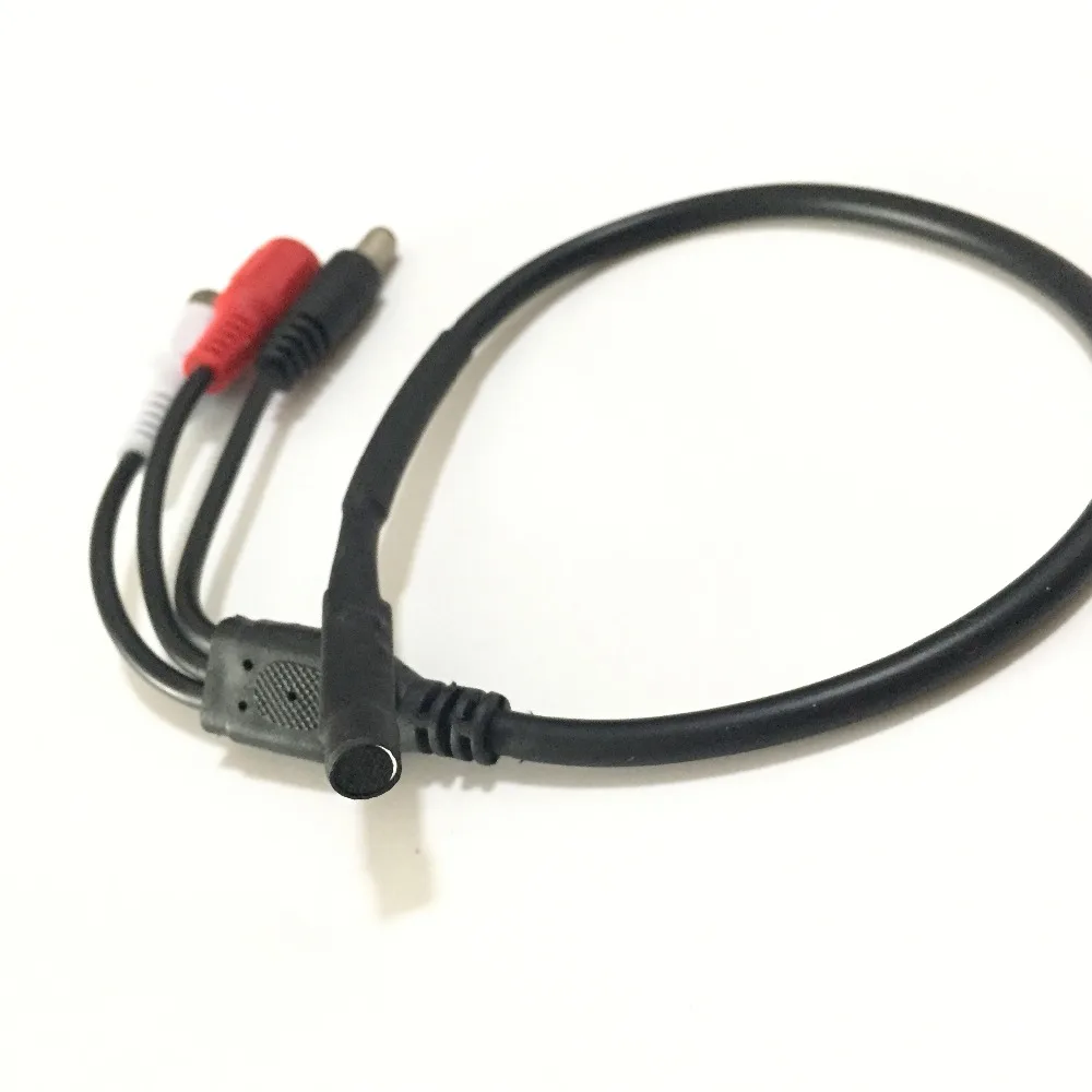 4Pcs Ad Alta Sensibilità Audio Pick Up CCTV Microfono Wide Range Mic Audio Mini Microfono Con DC 12
