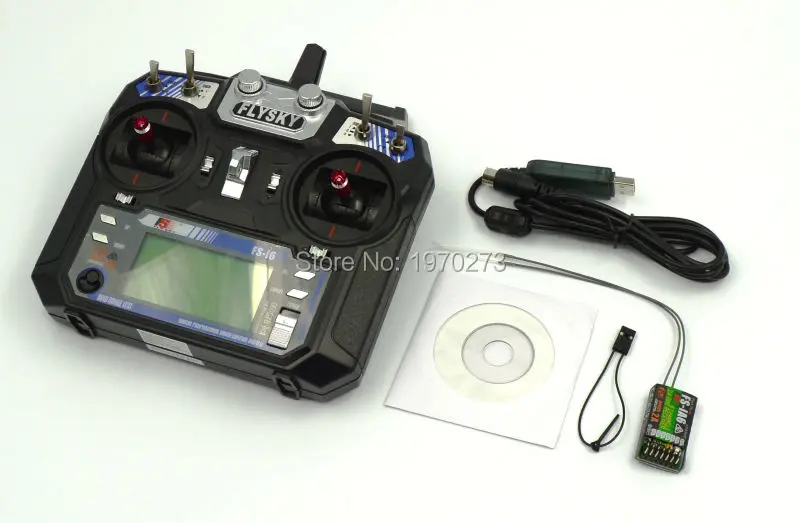 Flysky FS i6 I6 2 4G 6ch RC передатчик w/ iA6 приемник с USB кабелем симулятора полета 22 в 1 для