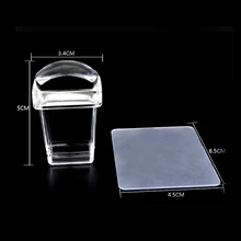 Горячая Распродажа ногтей Книги по искусству штампа ясно желе силиконовые штампа Пластик пластина скребка прозрачный штамп ногтей Передача Книги по искусству инструменты