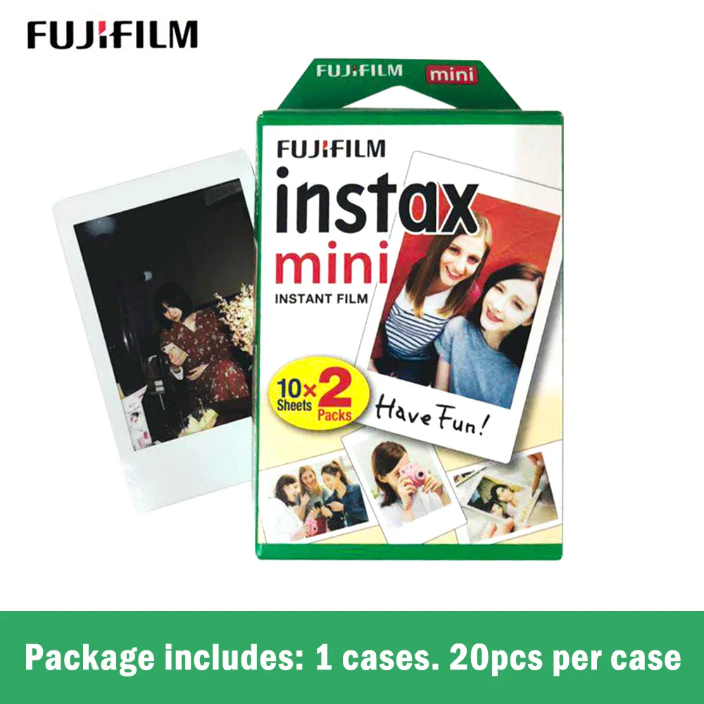 Fuji instax mini 9 пленка 20 Лист Fuji instsnt фото наклейки для mini8 mini9 7s 25 50s 90 бумага для мгновенной камеры