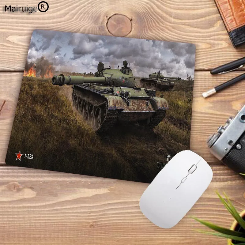 Mairuige Promotion Russia 220*180*2MM High Speed New World of Tanks Game Vintage Stylish Mouse Pad Gaming Rectangle Mousepad - Цвет: 22X18CM