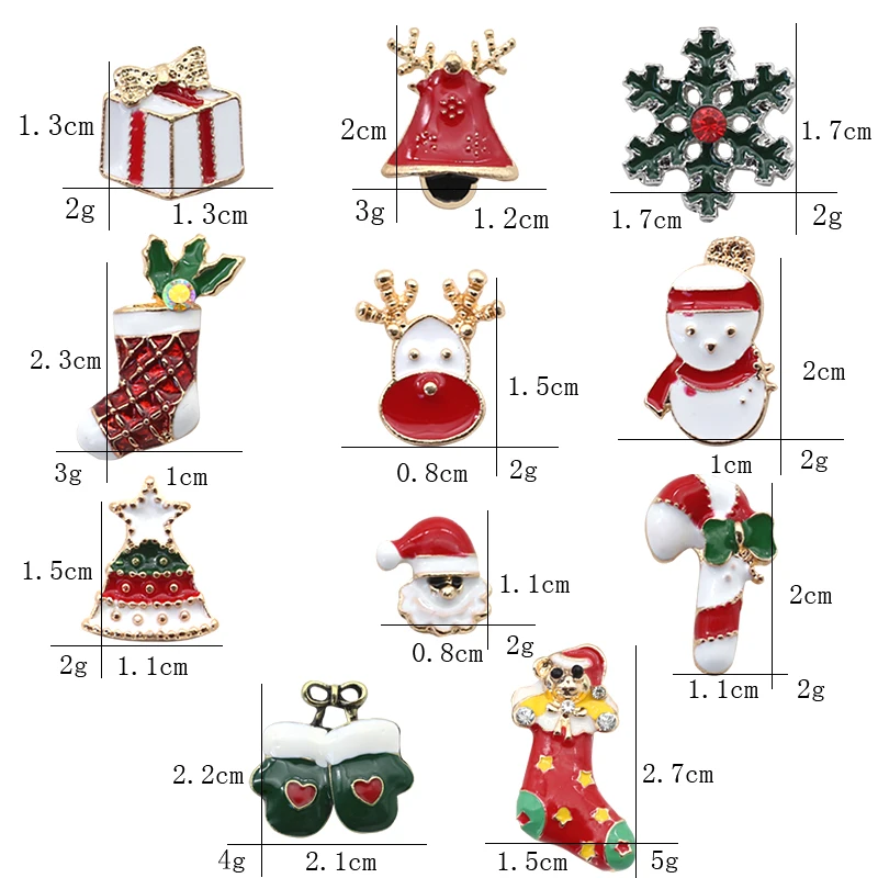 Модные Новогодние товары Обувь шляпа Прихватки для мангала Санта Клаус звезды олень Снеговик Снежинка брошь мультфильм Рождество золотой эмалью Броши Булавки