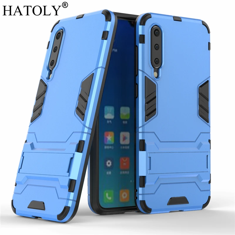 HATOLY For Armor Case Xiaomi Mi 9 SE Cases Shockproof Robot Silicone Rubber Hard Back Phone Cover For Xiaomi Mi 9 SE Mi9SE 9SE