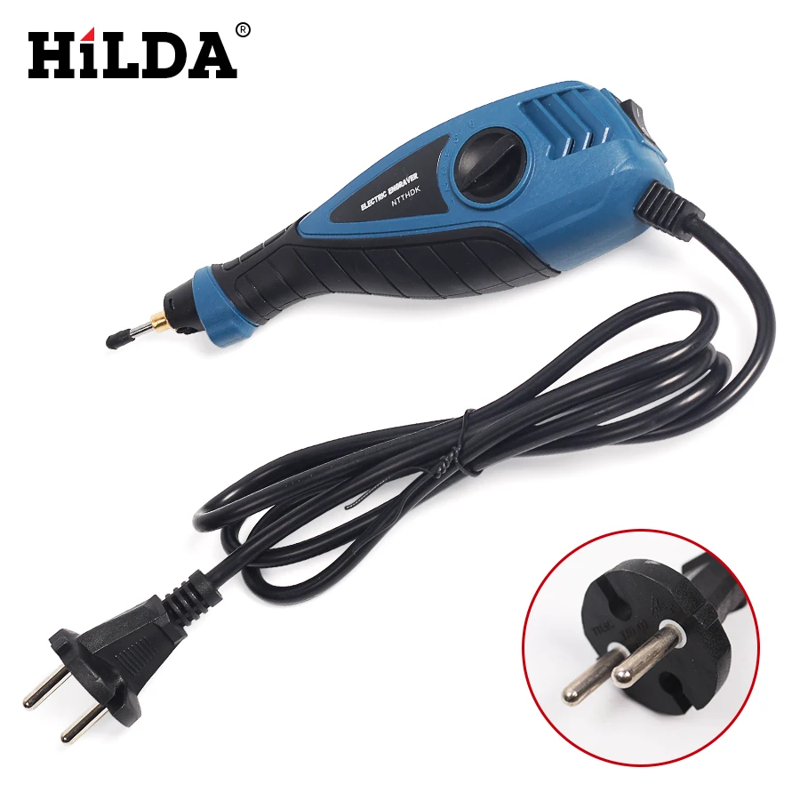 

HILDA 15W EU Plug Electric Engraving Pen With Carbide Steel Tip for Woodworking Electric Words Engraving Machine