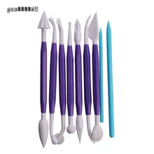 Глина для художественных работ Двойные головки миниатюрные кавайные пластиковые керамические глиняные скульптуры инструменты Художественные и ремесленные принадлежности практичные