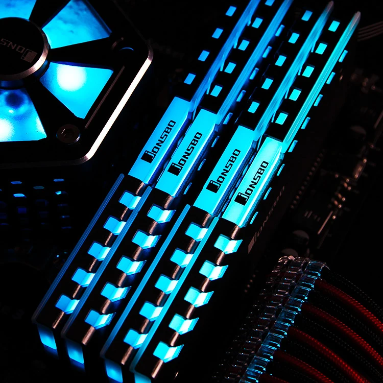 JONSBO NC 2 ram шт радиатор rgb украшения ПК Комплект кулер жилет поддержка 4pin