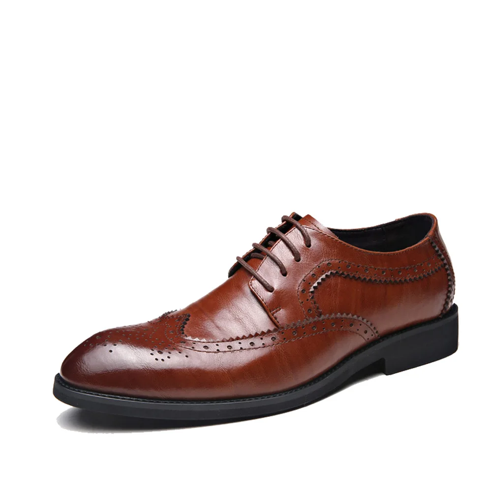 Мужские туфли оксфорды с острым носком размеры 38 48|shoes brand|shoes highshoes high quality |