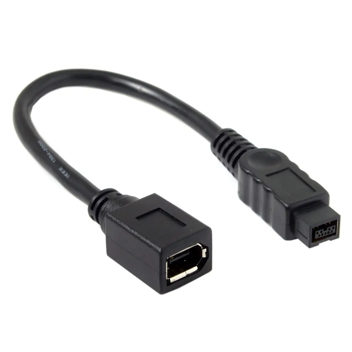 Male to Male Cmple 4 pin M/M 3 ft Black IEEE 1394b Firewire Cable 9 pin Male to Male Cmple 4 pin M/M 3 ft Black IEEE 1394b Firewire Cable 9 pin
