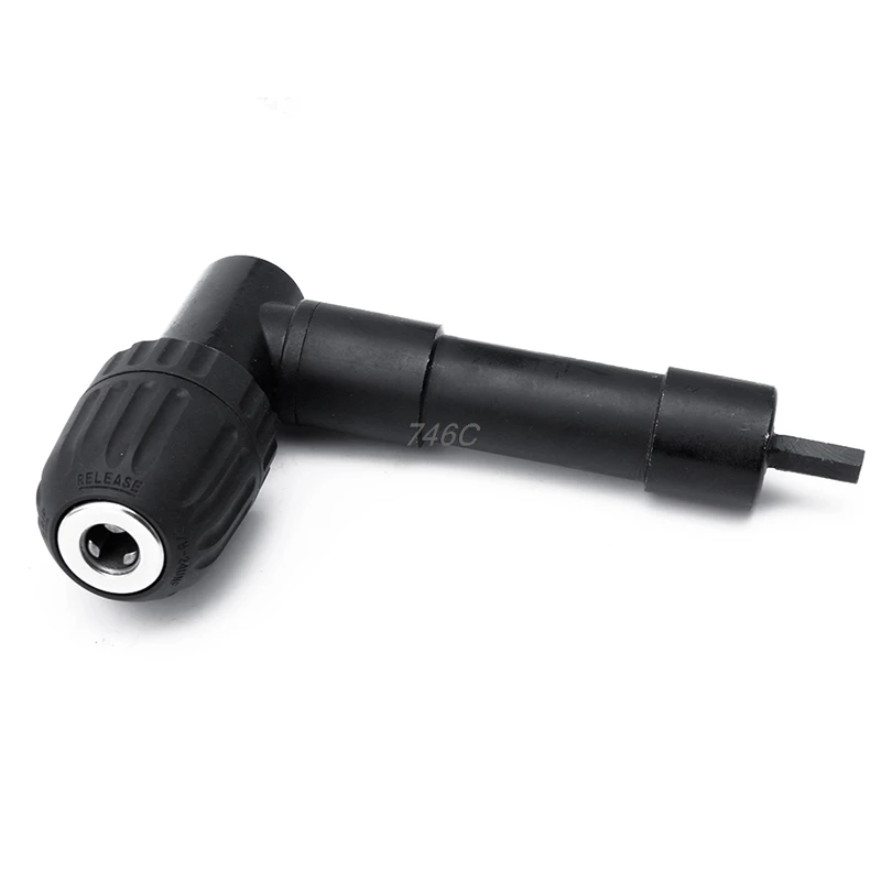 

OOTDTY Free Shipping 2018 3/8" Right Angle 90 Degree Cordless Drill Attachment With Keyless Chuck SEP27_30