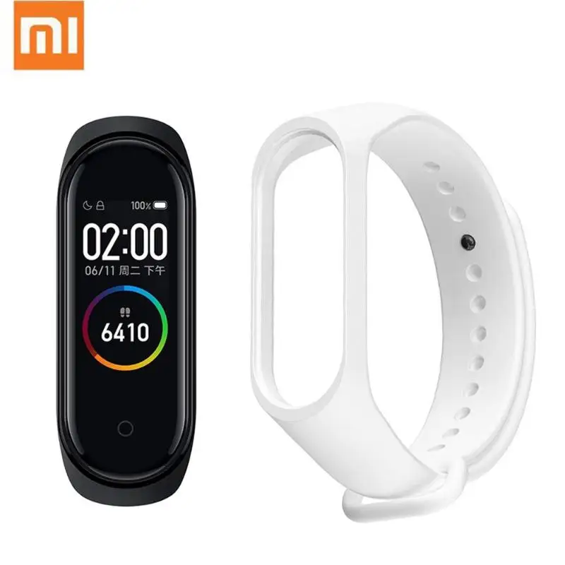 

Xiaomi Mi Band 4 5ATM Waterproof Bracelet Heart Rate Monitor Color Screen Fitness Tracker Smart Wristband+Replacement Band
