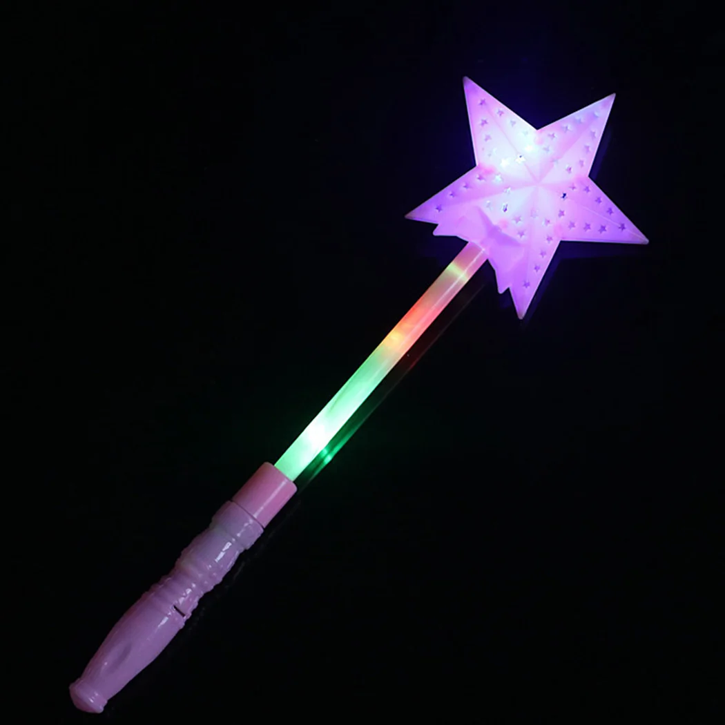 8 шт Вечерние легкие палочки милые полые звезда вечерние палочка свет палочка для концертного