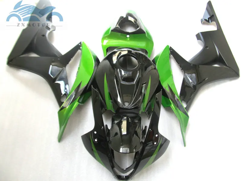 

ABS plastic Injection fairing kit fit for Honda CBR600RR 2007 2008 CBR 600RR 07 08 aftermarket fairing kits black green XF16