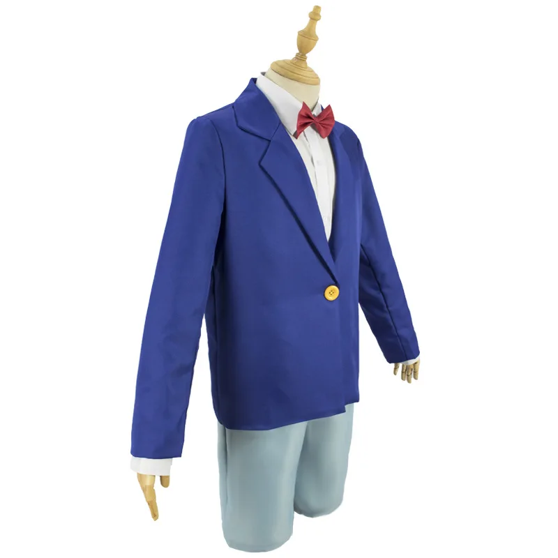 Zhomecos Amine Detective Conan Косплей Костюм Edogawa Konan Kudou Shinichi полный комплект костюм косплей