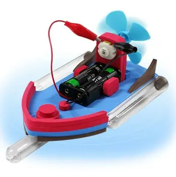 

DIY Handmade Ship Model Toy Aerodynamic Ship Student Experimental Toy