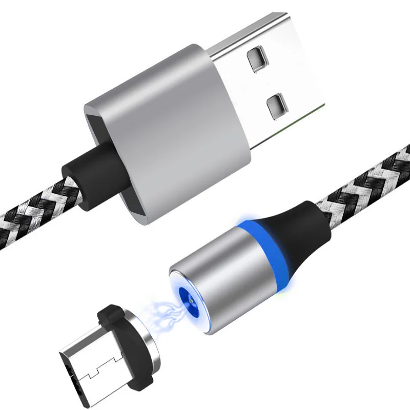 USB кабель 1 2 3 магнитный разъем для Iphone XS и смартфона передачи данных|Кабели