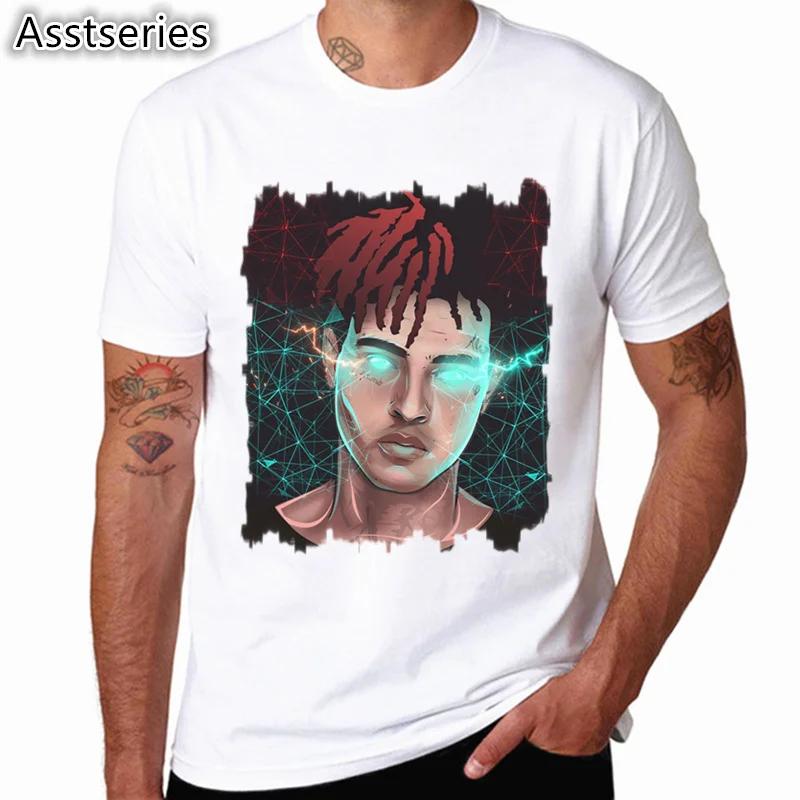 Xxxtentacion Character Print T-Shirt Fashion Casual Fitness Cool O-neck Men's T Shirt Summer Short Sleeve Men Clothing Xxxtentacion Character Print T-Shirt Fashion Casual Fitness Cool O-neck Men's T Shirt Summer Short Sleeve Men Clothing