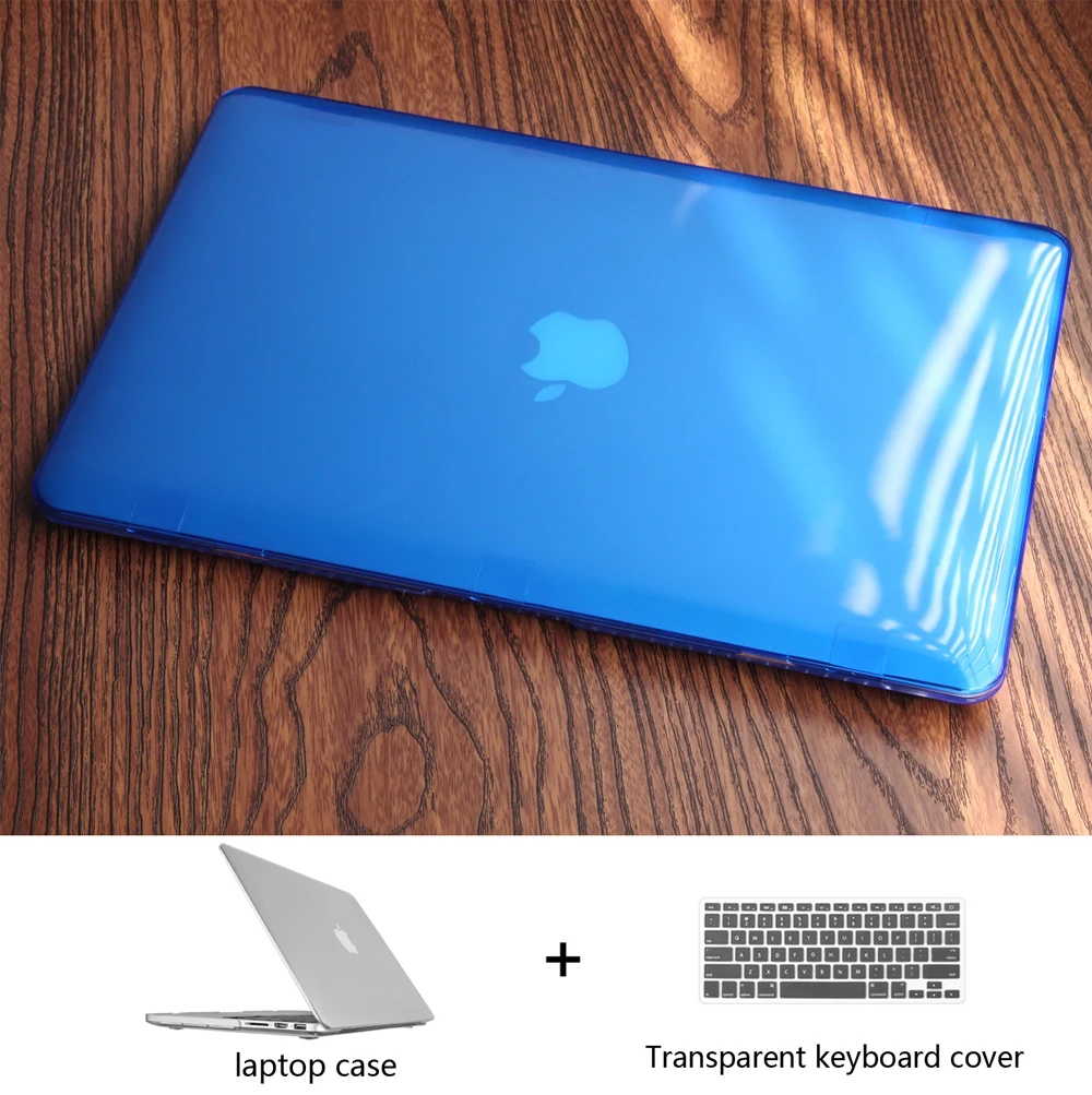 Новый кристально прозрачный чехол для ноутбука Apple MacBook Pro Retina Air 11 12 13 15 mac 2019 New