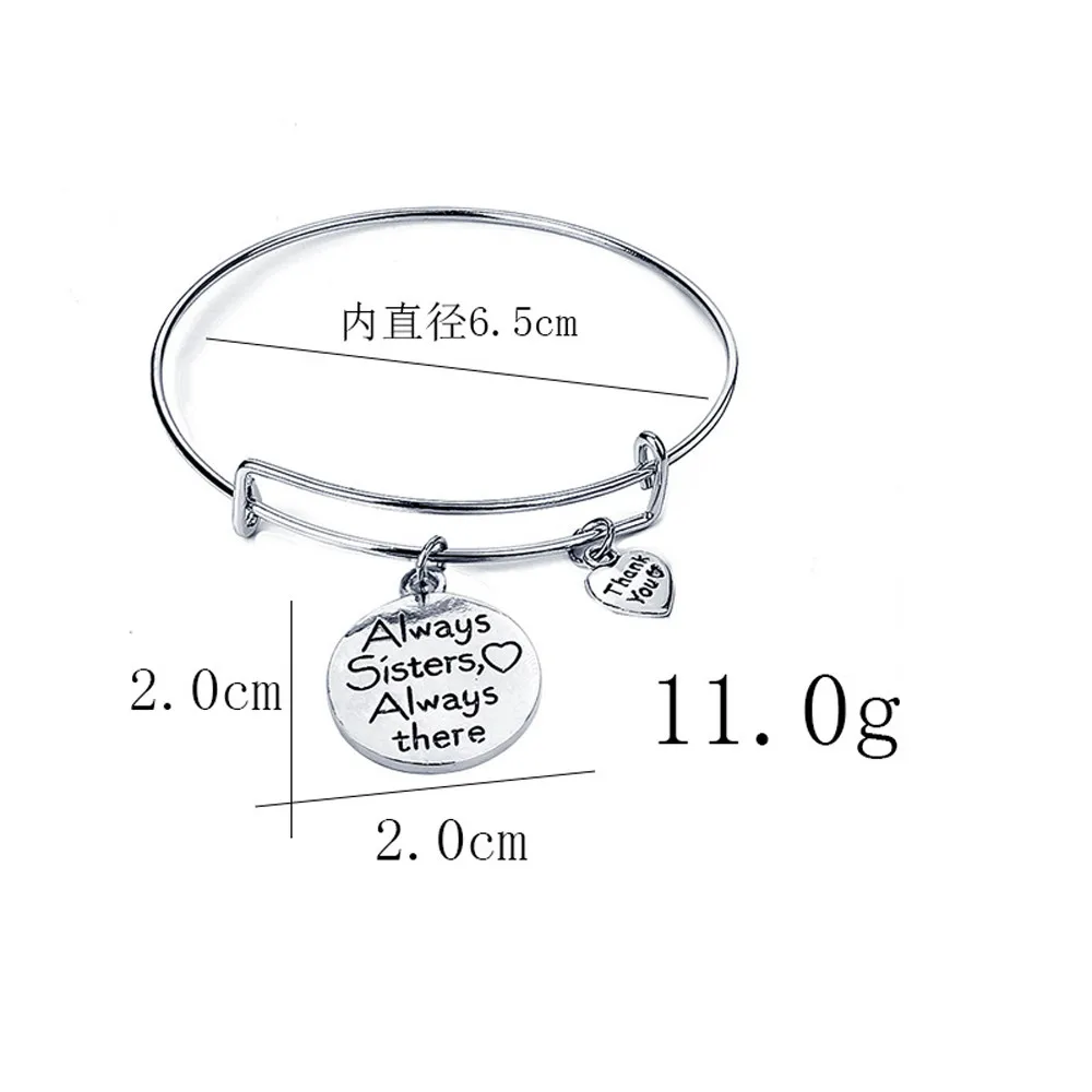 Браслеты в форме кисточек для женщин вдохновляющий браслет всегда сестры всегда есть регулируемый браслет erkek bileklik