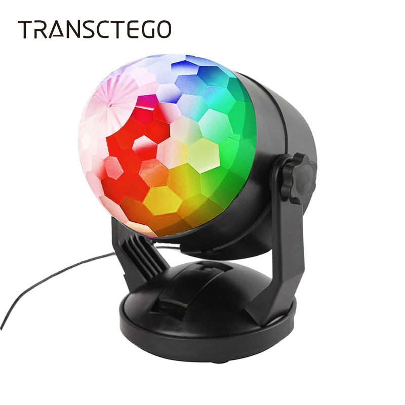 

Led Disco Light Lumiere Ball Battery Laser Portable Sound Activated Party Lights For DJ Home Stage Lamp USB Disco Sound Lights