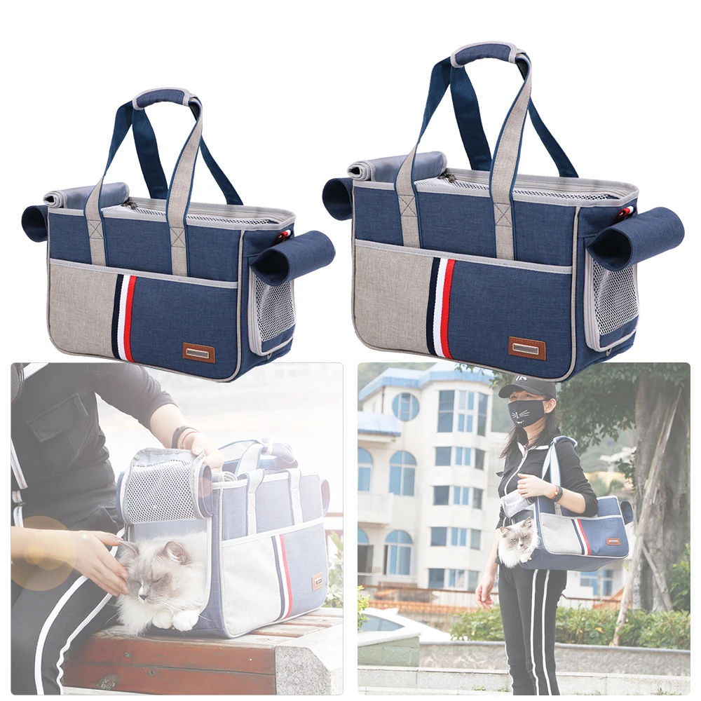 

Portable Pet Carrier for Cats Small Dogs Breathable Travel Cat Carrier Handbag Shoulder Bag Oxford cloth Dog Bag Pet Accessories