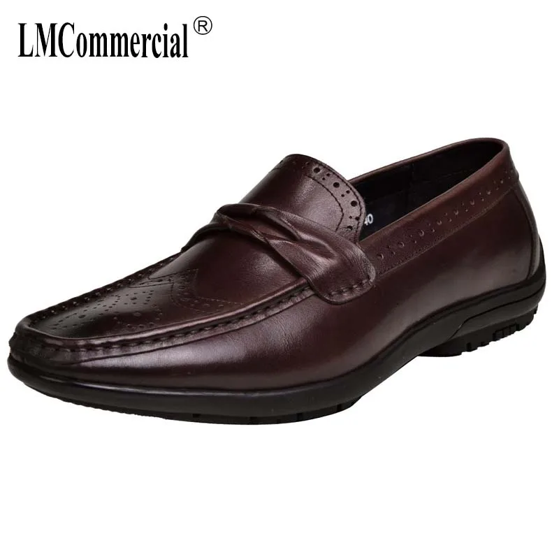 

Business Leisure shoes Genuine Leather driving mens shoes designer shoes men high quality men casual natural leather loafers