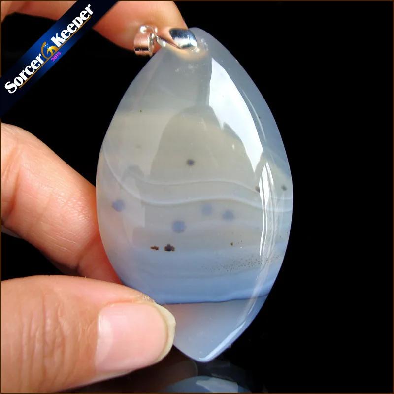 

SorcerKeeper Natural Slice Agates Charm Pendants Wholesale Lace Onyx Gem Stone Crystal Necklace Pendant for Jewelry Making RS466