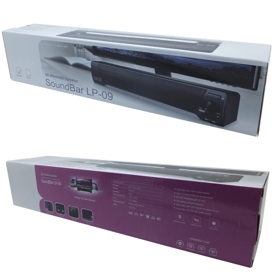 Speaker speakers for computer soundbar battery box usb stereo sound aux line in subwoofer mp3 speaker music computer pc (5)
