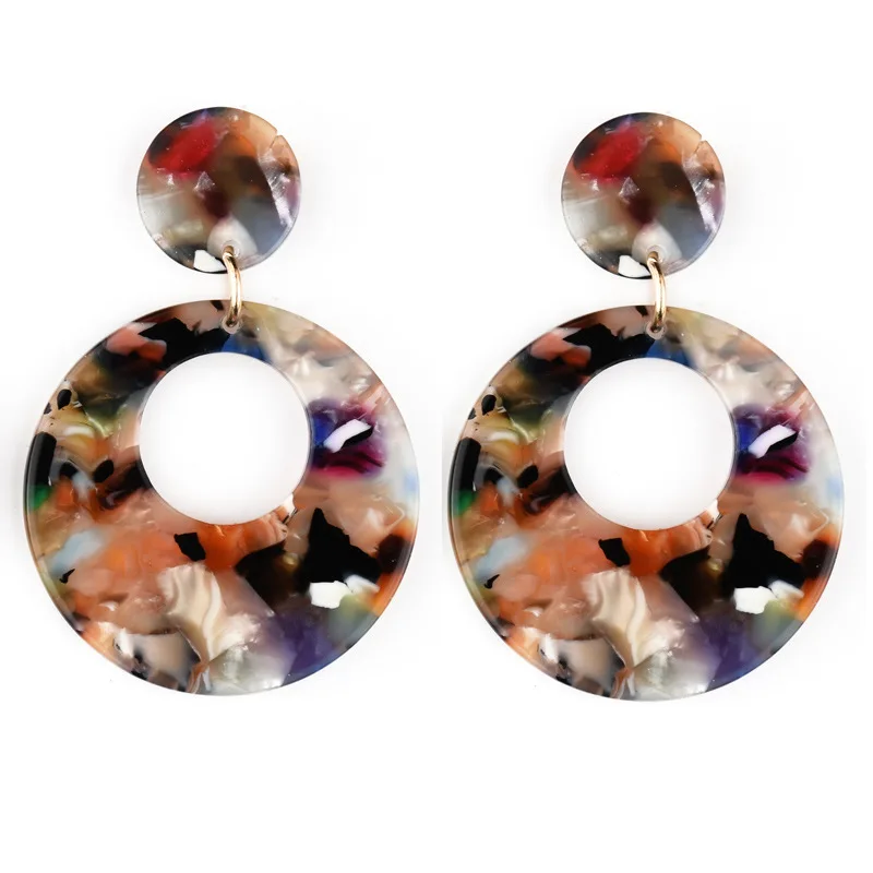 round hollow earrings A159-1 
