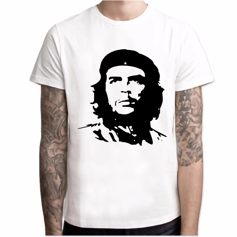 

T shirt men o-neck Newest Fashion Che Guevara Printed Cool Design High Quality Tops T-Shirt Hipster men Short sleeve tee shirt