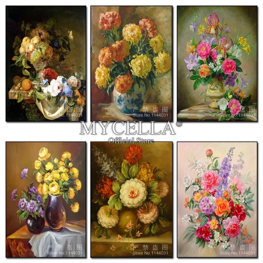 Full Round 5D Diy Diamond Painting Flower Cross Stitch Needlework Embroidery Colorful Peony Floral Decorative | Дом и сад