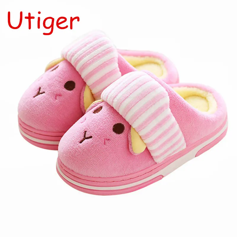Children Boy Girl Slipper indoor Shoes Kids Slippers Warm Soft Indoor