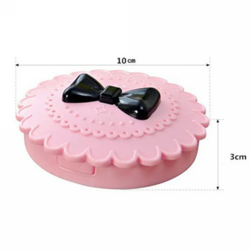 1pc Plastic Empty Fake Lashes Eyelashes Care Storage Case Box Container With Mirror For Makeup Accessories