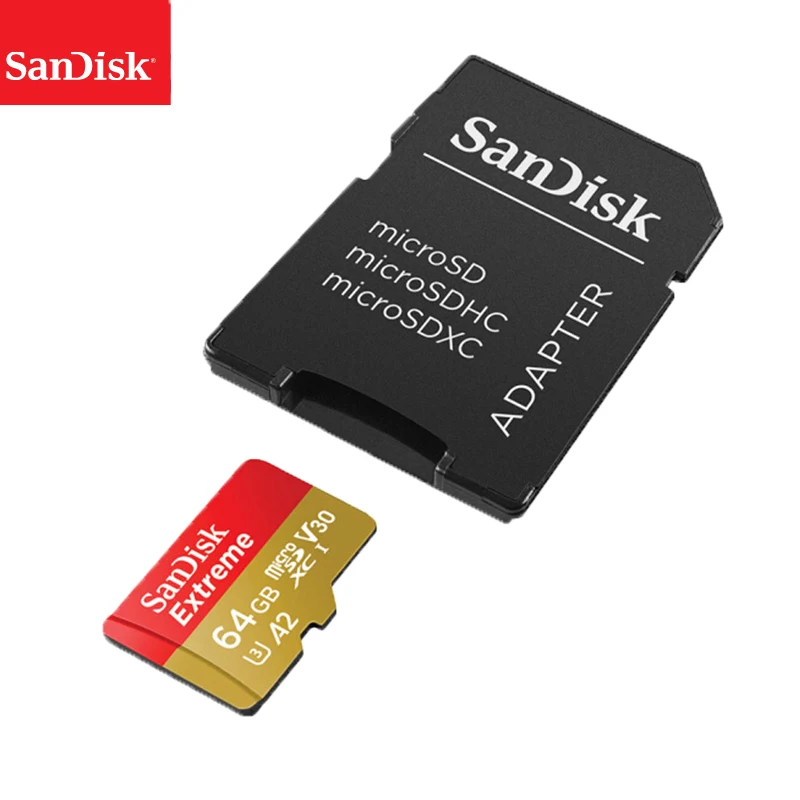 SanDisk карта памяти Micro SD 128 Гб 64 Гб 32 Гб microSDHC/microSDXC UHS-I U3 скорость чтения до 160 МБ/с./с UHD 3D 4K