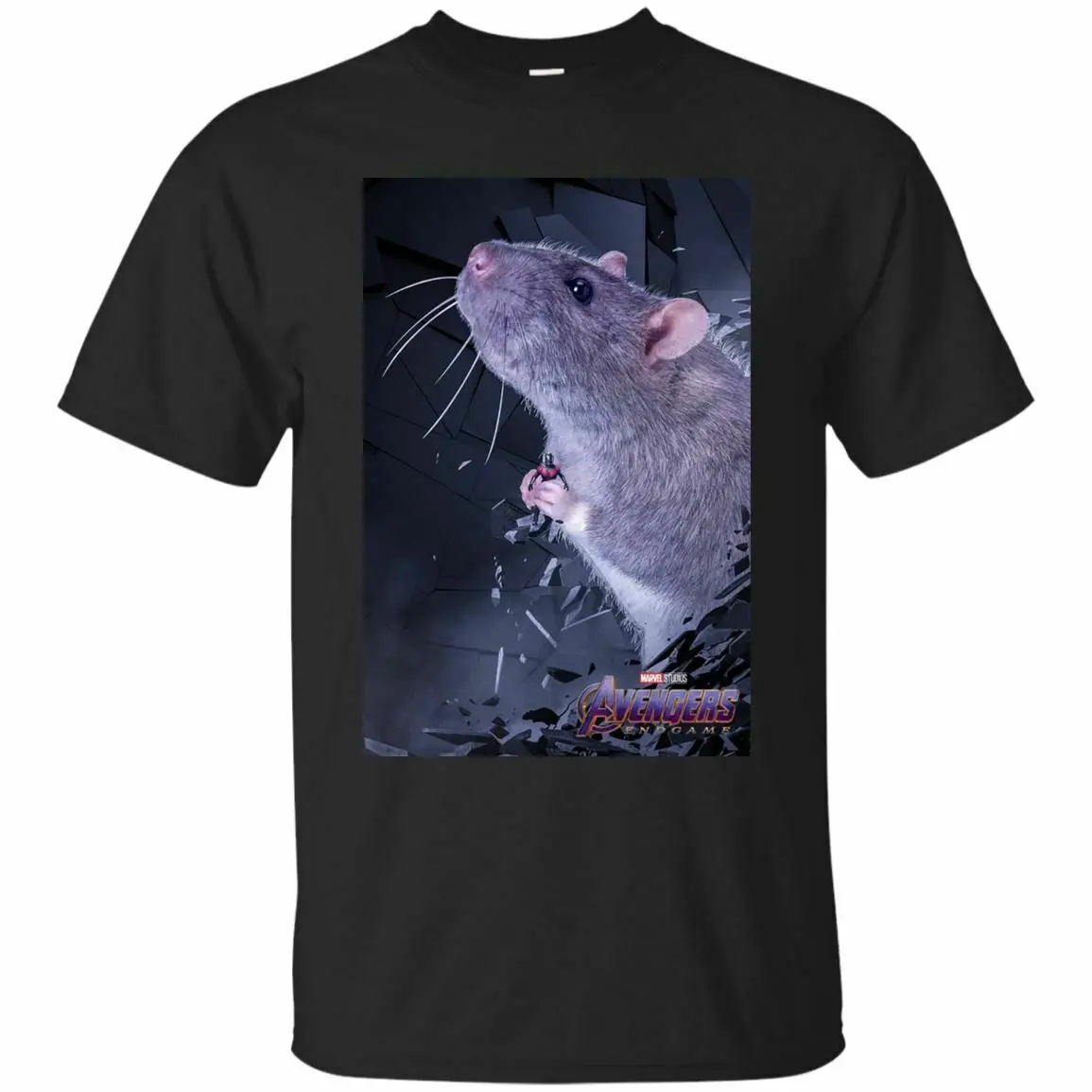 Endgame Avengers T-Shirt Ant-Man and Mouse 2019 Funny MEN Black S-3XL T Shirt Casual Men Clothing Tops Tees Printed Men