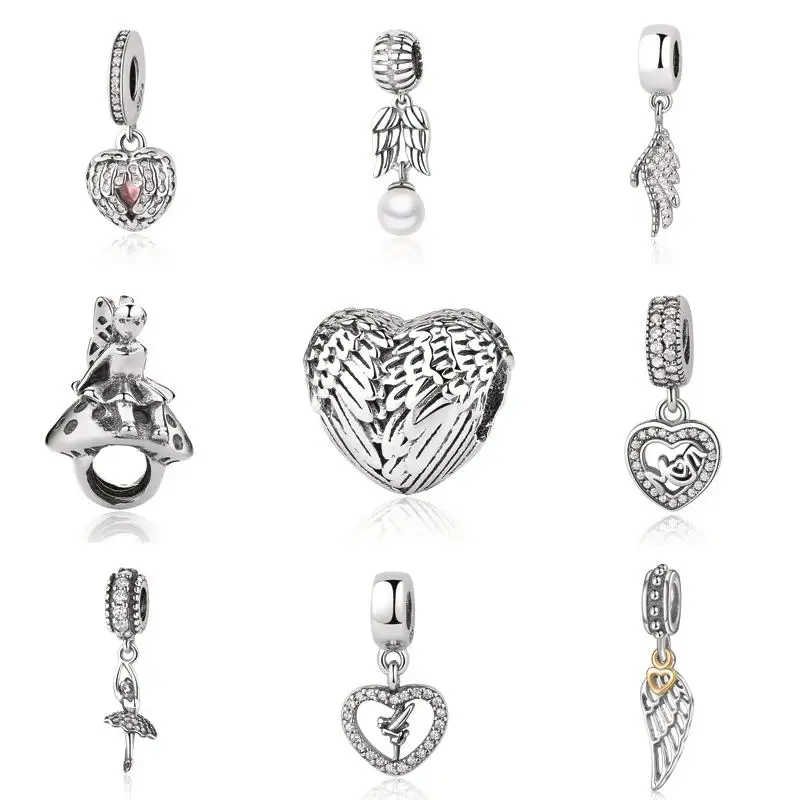 charm pandora coeur plume charm pandora coeur plume