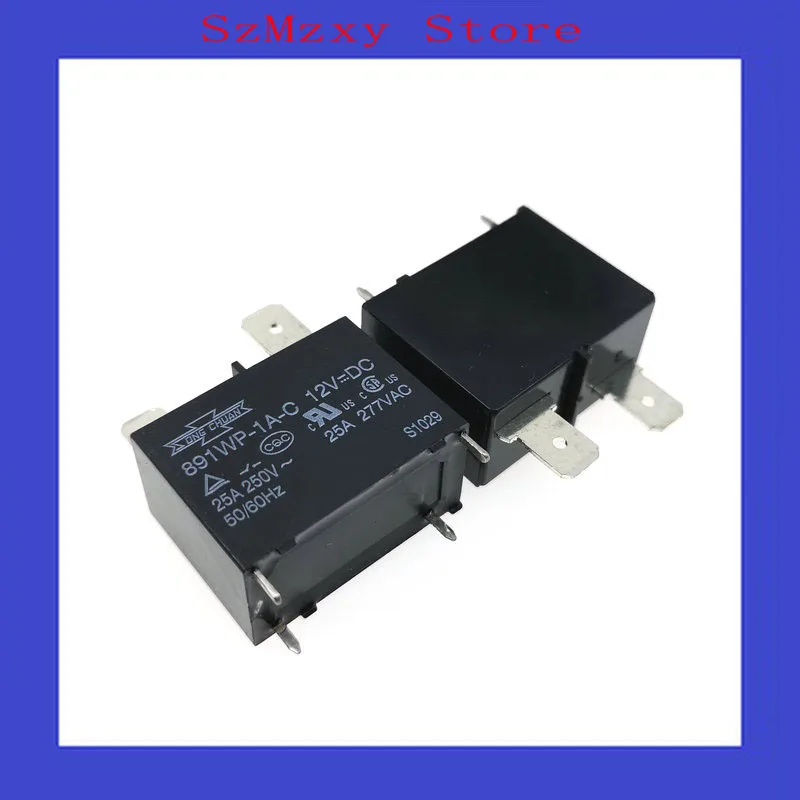 

10PCS/LOT NEW Relay 891WP-1A-C-12VDC 891WP-1A-C 12VDC 891WP1AC 12VDC DC12V 25A 12V=DC