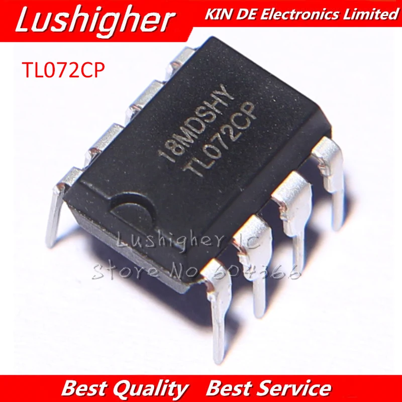 

10PCS TL072CP DIP8 TL072 DIP TL072C TL072CN IC new and original free shipping