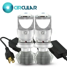 80 W/Pair лампа H4 светодиодный объектив Мини-проектора Automobles светодиодный лампы светодиодный Conversion Kit Привет/Lo луч фар 12 V/24 V 6000 K HID